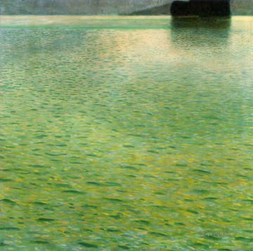  Attersee Works - Island in the Attersee Gustav Klimt
